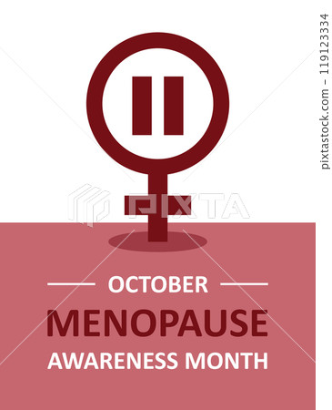 menopause awareness month female health concept vector illustration 119123334