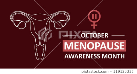 menopause awareness month female health concept vector illustration 119123335