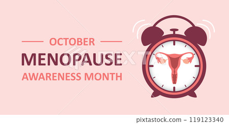 menopause awareness month female health concept vector illustration menopause awareness month female health concept vector illustration 119123340