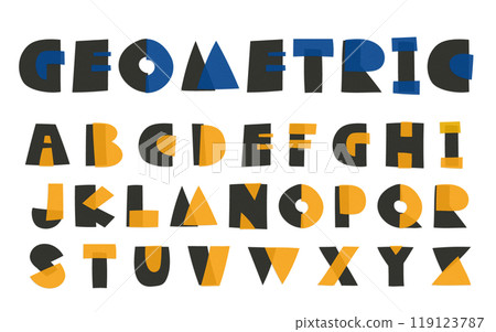 A set of alphabet letters with a glassine texture A set of alphabet letters with a glassine texture 119123787