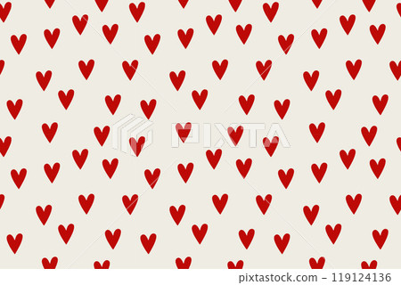 Seamless Red heart pattern and background vector illustration. Valentines day and Love Template for Graphic Print, Textile, Romantic Gift wrapping paper, Wallpaper. Wedding Theme Textile, Banner Seamless Red heart pattern and background vector illustration. Valentines day and Love Template for Graphic Print, Textile, Romantic Gift wrapping paper, Wallpaper. Wedding Theme Textile, Banner 119124136