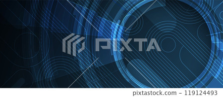 The intersection of simplicity and tech. Abstract technology background 119124493