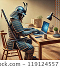 Samurai at work 119124557