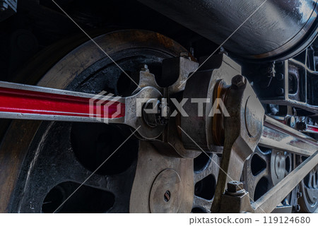 Steam locomotive coupling rod return crank Steam locomotive coupling rod return crank 119124680