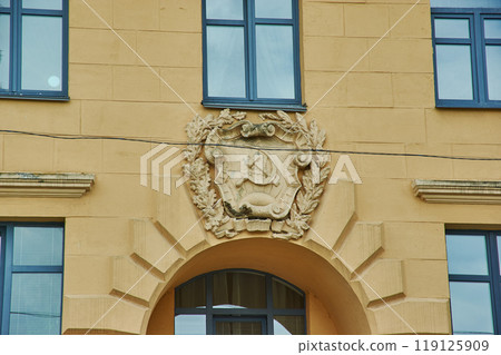 Minsk, Belarus.Stalinist Empire style. 119125909