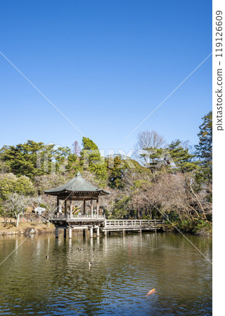 Naritasan Park, Ryuchi Pond, Ukimido Hall, Narita City, Chiba Prefecture Naritasan Park, Ryuchi Pond, Ukimido Hall, Narita City, Chiba Prefecture 119126609