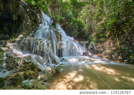 waterfall in Chiang Rai province of Thailand. waterfall in Chiang Rai province of Thailand. 119126767