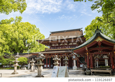 福岡縣太宰府市在府太宰府天滿宮塔門 119126897