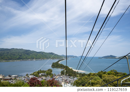 日本三大風景之一的天橋立,京都府宮津市文殊 日本三大風景之一的天橋立,京都府宮津市文殊 119127659