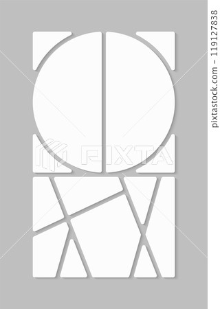 Template collage of ten frames, images, photos Template collage of ten frames, images, photos 119127838