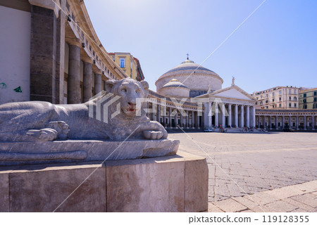 Piazza del Plebiscito, Naples Italy 119128355