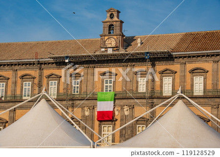 Beautiful streets of Naples, Italy 119128529