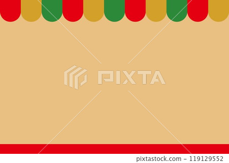 Christmas colored shop style frame material Christmas colored shop style frame material 119129552