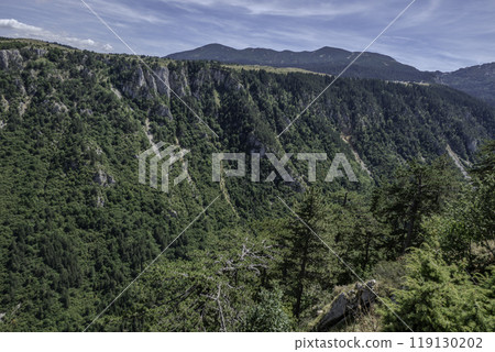Montenegro, Durmitor National Park landscape. 119130202