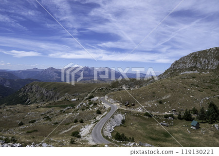 Montenegro, Durmitor National Park landscape. 119130221