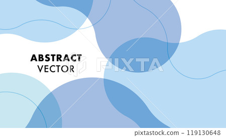 抽象框架藍色形狀向量 抽象框架藍色形狀向量 119130648