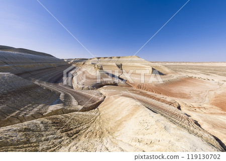 Landscape of Kyzylkup, Ustyurt Plateau, Kazakhstan Landscape of Kyzylkup, Ustyurt Plateau, Kazakhstan 119130702