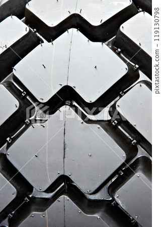 Black rubber tire Black rubber tire 119130798