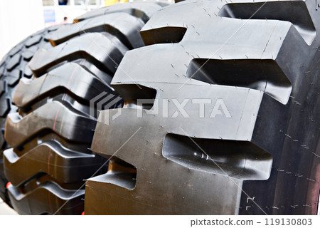 Black rubber tire background 119130803
