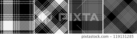 Straight and oblique cage pattern modern fashion herringbone texture. 119131285