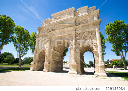 Triumphal Arch of Orange int the south of France Triumphal Arch of Orange int the south of France 119132084