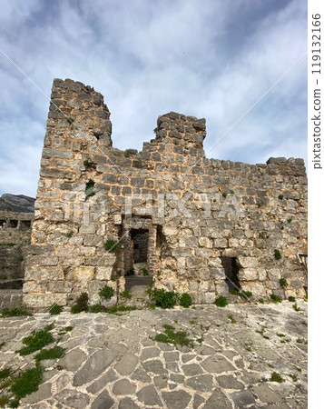 Ruins of fortress in Stary Grad , Bar, Montenegro Ruins of fortress in Stary Grad , Bar, Montenegro 119132166