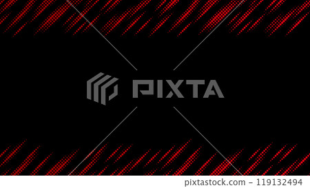 Halftone diagonal stylish cool frame background red black Halftone diagonal stylish cool frame background red black 119132494