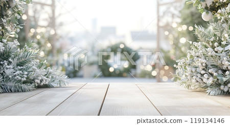 Elegant holiday sale backdrop with soft pastel colors for festive designs 119134146