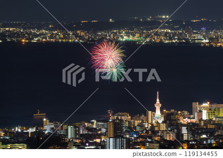 Beppu Christmas Fireworks (Beppu City, Oita Prefecture) 119134455