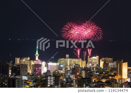 Beppu Christmas Fireworks (Beppu City, Oita Prefecture) Beppu Christmas Fireworks (Beppu City, Oita Prefecture) 119134474