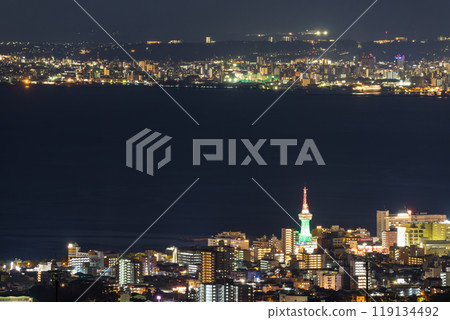 別府夜景（大分縣別府市） 119134492