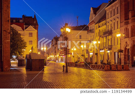 Old Town Hall Square at Night, Torun, Poland Old Town Hall Square at Night, Torun, Poland 119134499