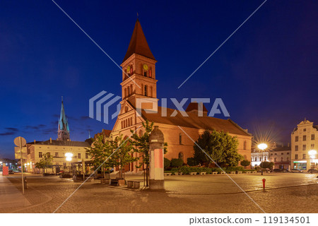 Saint Catherine Church at Dawn, Torun, Poland 119134501