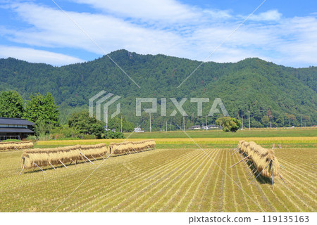 安曇野的秋天，掛著的風景 119135163