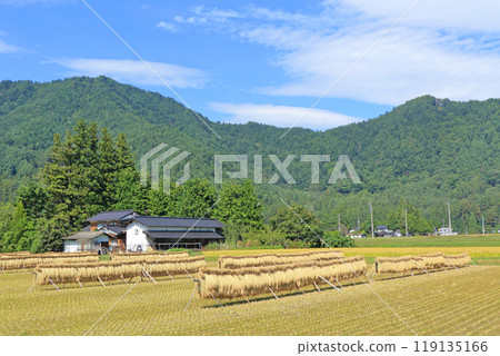 安曇野的秋天，掛著的風景 119135166