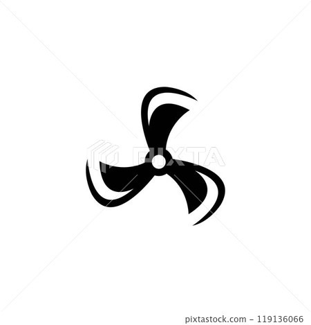 wind fan logo 119136066