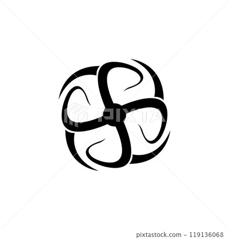 wind fan logo 119136068