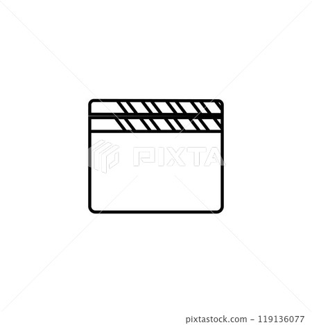 clapper board logo clapper board logo 119136077