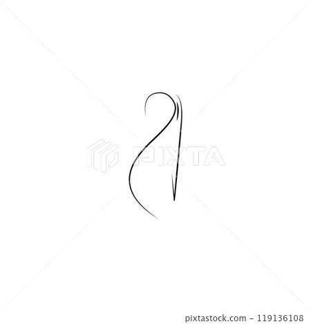 sewing needle logo sewing needle logo 119136108