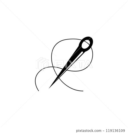 sewing needle logo sewing needle logo 119136109