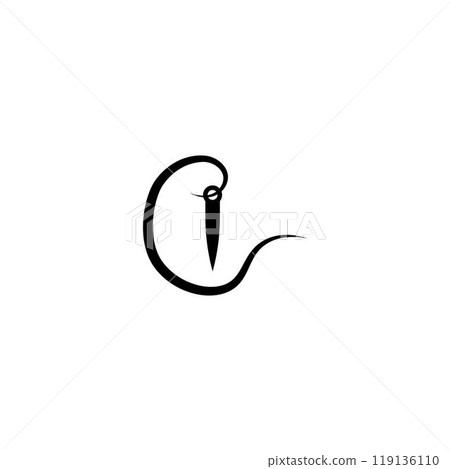 sewing needle logo sewing needle logo 119136110