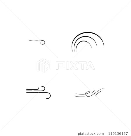 wind logo wind logo 119136157