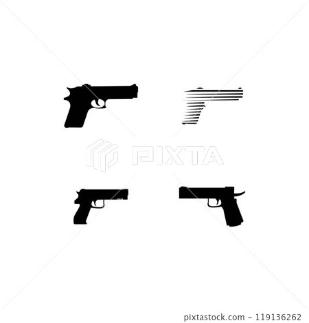 gun logo 119136262