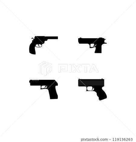 gun logo 119136263