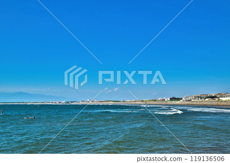 片瀨江之島西濱/鶻沼海灘風景 119136506