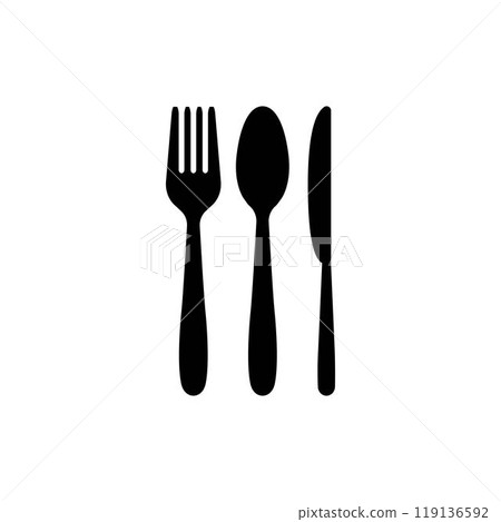 spoon fork knife logo spoon fork knife logo 119136592