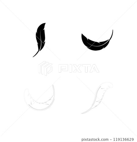 feather logo 119136629