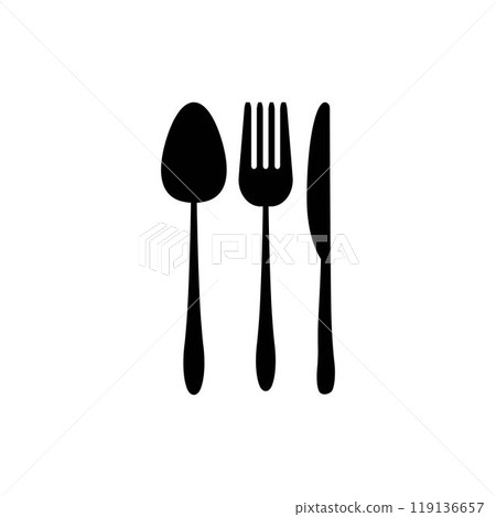 spoon fork knife logo spoon fork knife logo 119136657
