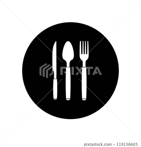 spoon fork knife logo spoon fork knife logo 119136683