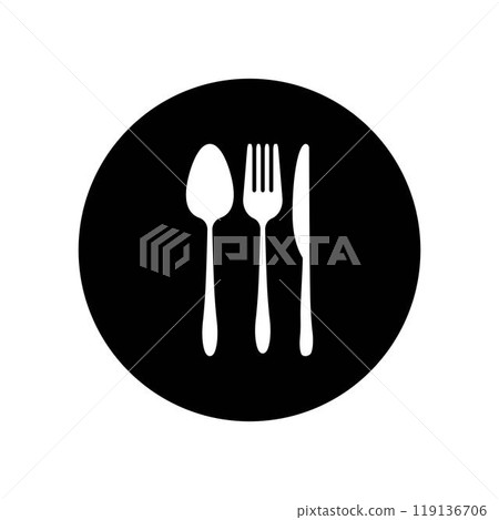spoon fork knife logo spoon fork knife logo 119136706